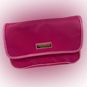 Crabtree & Evelyn London pink cosmetic case bag